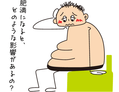 肥満の体への影響について